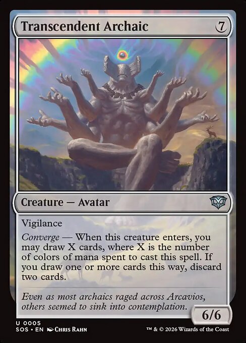 Transcendent Archaic — NM Foil [Secrets of Strixhaven]