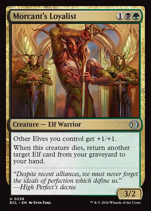 Morcant's Loyalist — NM Foil [Lorwyn Eclipsed #236]