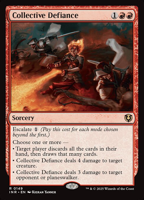 Collective Defiance — NM Foil [Innistrad Remastered]