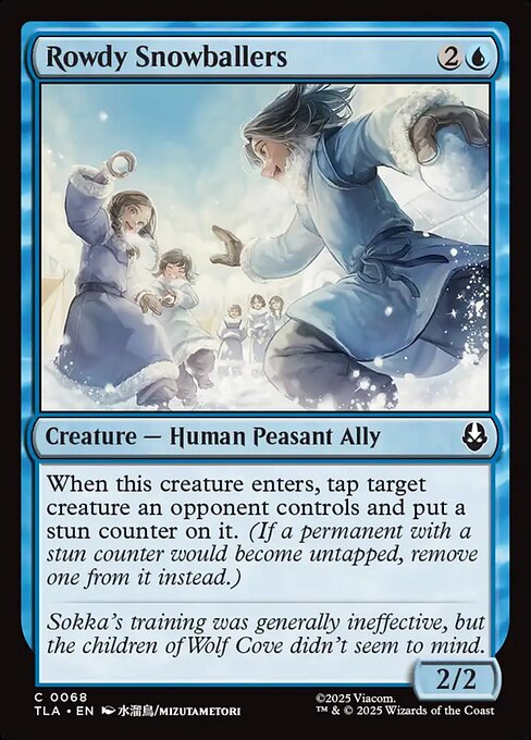 Rowdy Snowballers — NM Foil [Avatar: The Last Airbender]