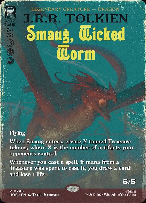Smaug, Wicked Worm — NM [The Hobbit]