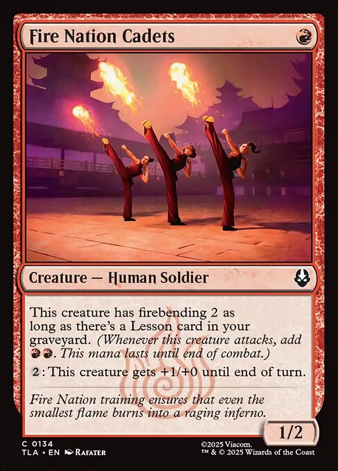 Fire Nation Cadets — NM Foil [Avatar: The Last Airbender]