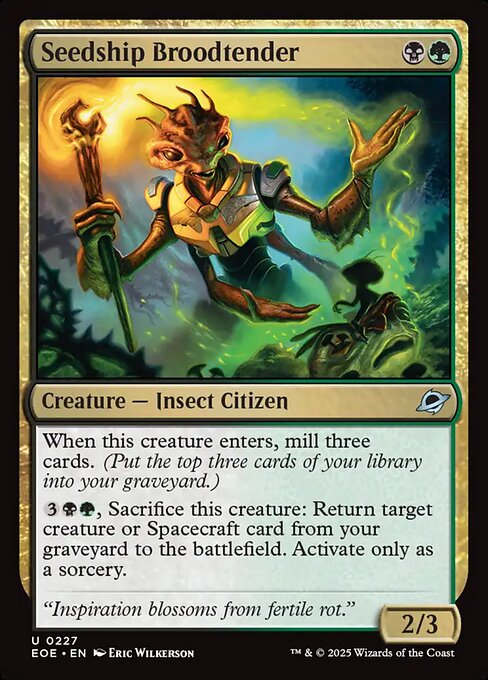 Seedship Broodtender — NM Foil [Edge of Eternities]