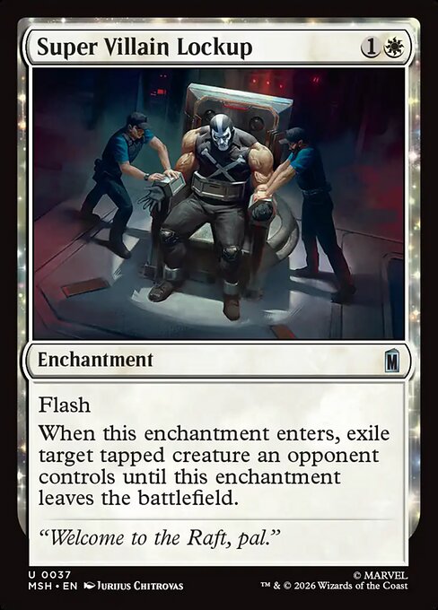 Super Villain Lockup — NM Foil [Marvel Super Heroes]