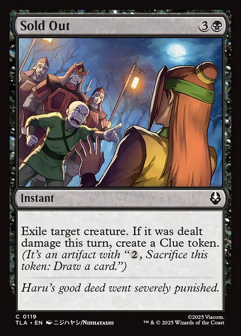 Sold Out — NM Foil [Avatar: The Last Airbender]
