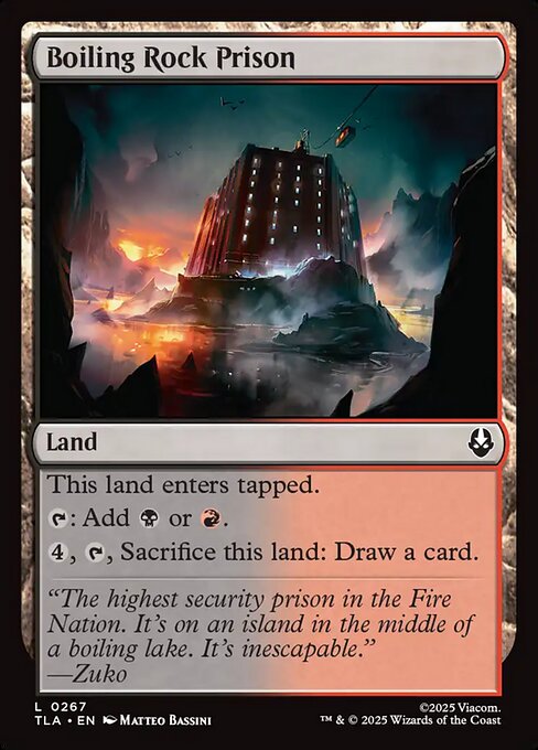 Boiling Rock Prison — NM Foil [Avatar: The Last Airbender]