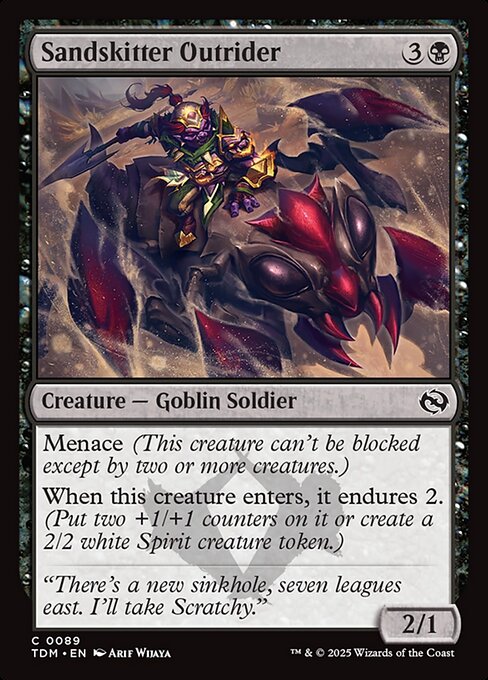 Sandskitter Outrider — NM Foil [Tarkir: Dragonstorm]