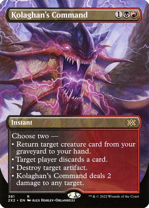 Kolaghan's Command — NM Foil [Double Masters 2022]