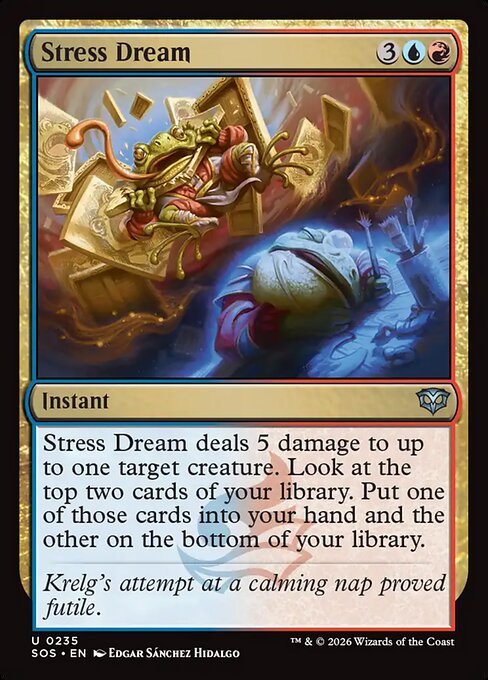 Stress Dream — NM Foil [Secrets of Strixhaven]