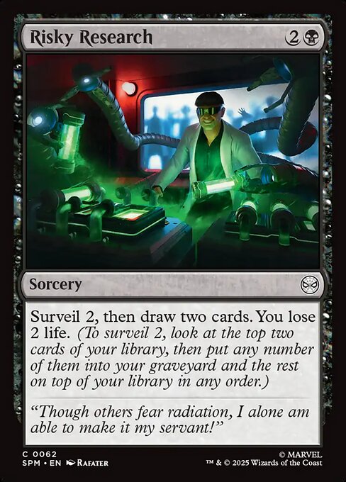 Risky Research — NM Foil [Marvel's Spider-Man]