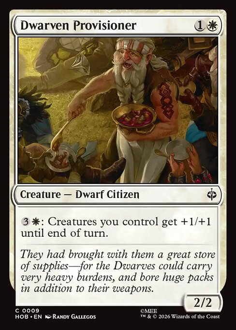 Dwarven Provisioner — NM Foil [The Hobbit]