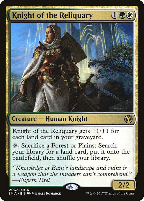 Knight of the Reliquary — NM [Iconic Masters]
