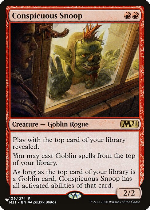 Conspicuous Snoop — NM [The List]