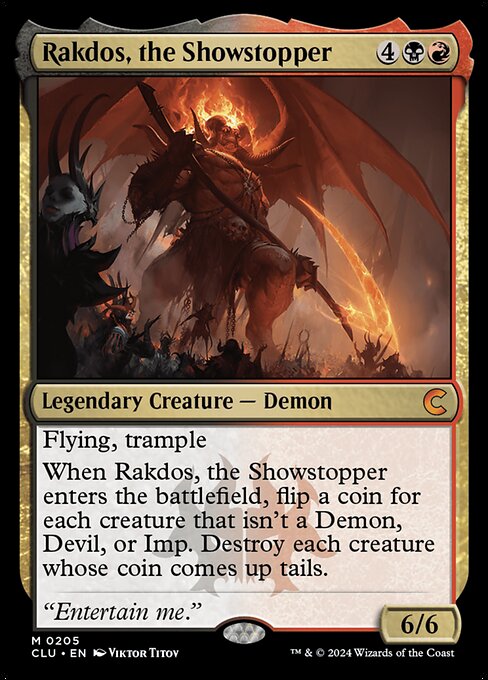 Rakdos, the Showstopper — NM [Ravnica: Clue Edition]