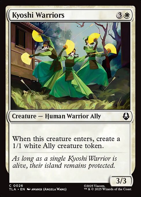 Kyoshi Warriors — NM Foil [Avatar: The Last Airbender]