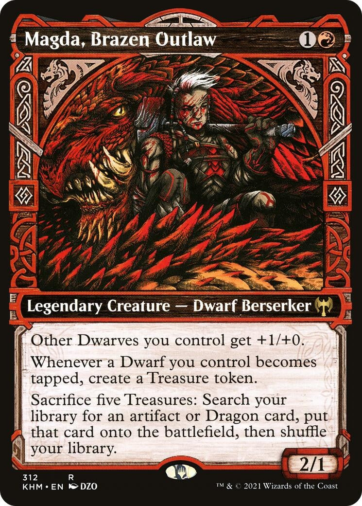 Image for Magda, Brazen Outlaw (Showcase) (312) (Kaldheim) - Magic: The Gathering