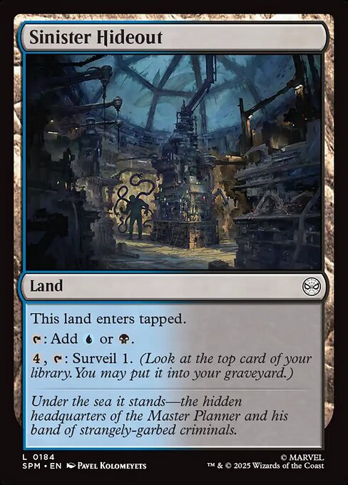 Sinister Hideout — NM Foil [Marvel's Spider-Man]