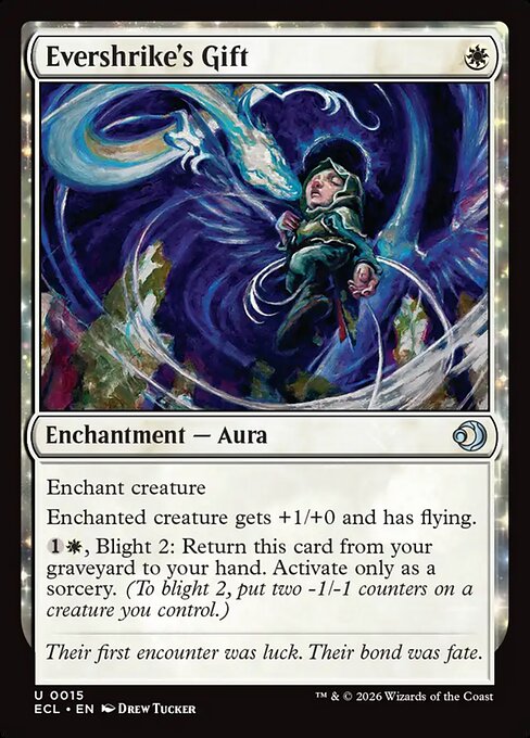 Evershrike's Gift — NM Foil [Lorwyn Eclipsed #15]