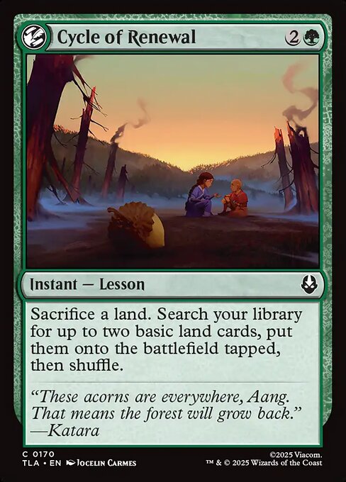 Cycle of Renewal — NM Foil [Avatar: The Last Airbender]