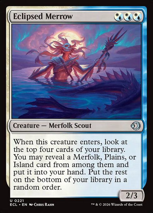 Eclipsed Merrow — NM Foil [Lorwyn Eclipsed #221]