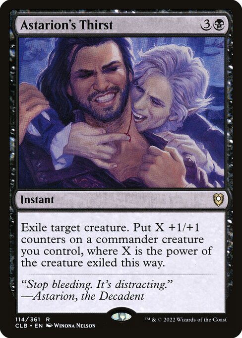 Astarion's Thirst — NM Foil [Commander Legends: Battle for Baldur's Gate]