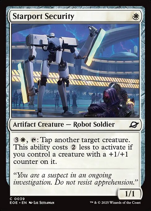 Starport Security — NM Foil [Edge of Eternities]