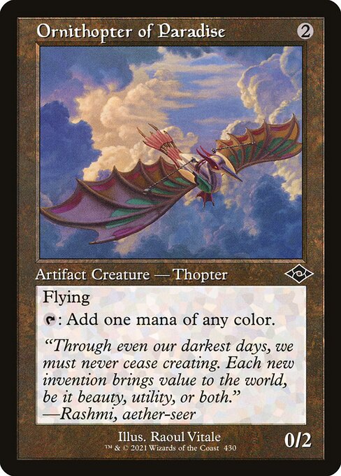 Ornithopter of Paradise — NM Foil [Modern Horizons 2]