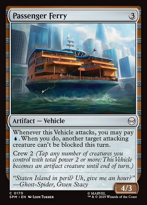 Passenger Ferry — NM Foil [Marvel's Spider-Man]