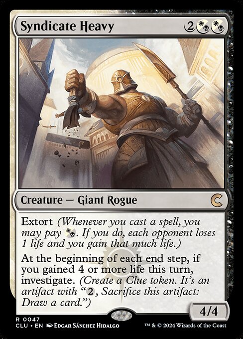 Syndicate Heavy — NM [Ravnica: Clue Edition]