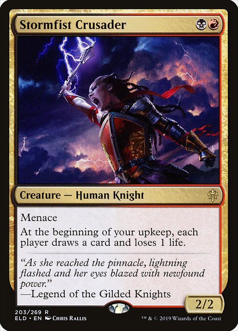 Stormfist Crusader — NM [Throne of Eldraine]