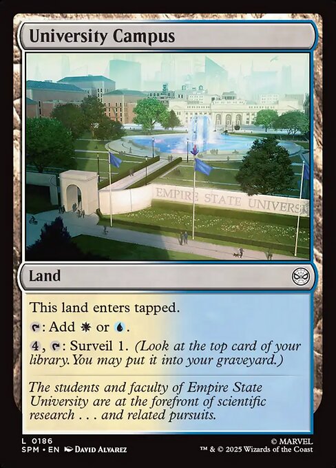 University Campus — NM Foil [Marvel's Spider-Man]