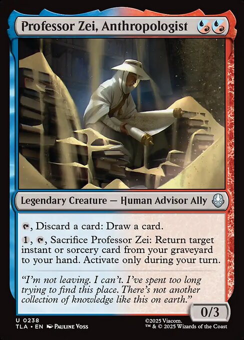 Professor Zei, Anthropologist — NM Foil [Avatar: The Last Airbender]