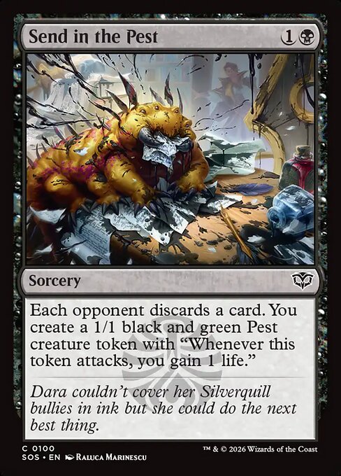 Send in the Pest — NM Foil [Secrets of Strixhaven]
