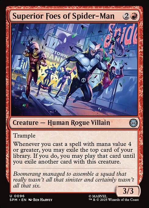 Superior Foes of Spider-Man — NM Foil [Marvel's Spider-Man]