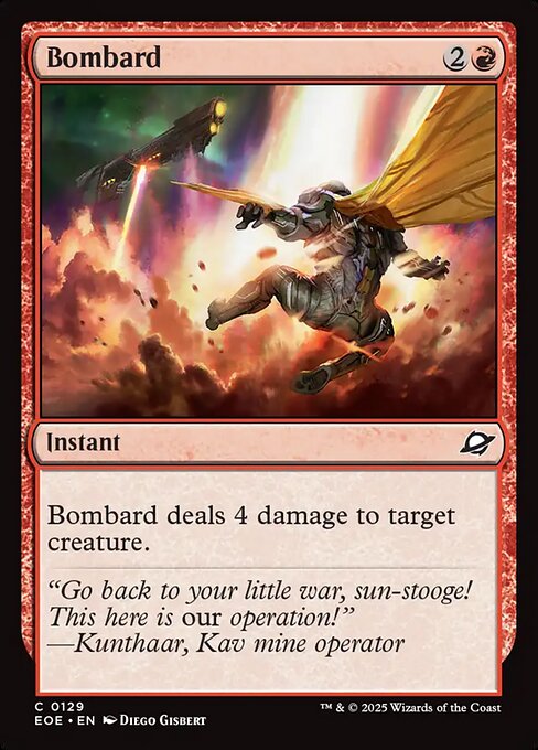 Bombard — NM Foil [Edge of Eternities]
