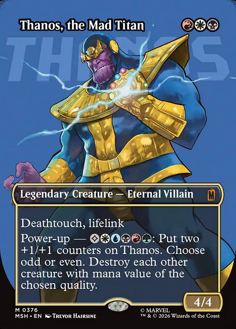 Thanos, the Mad Titan — NM [Marvel Super Heroes]
