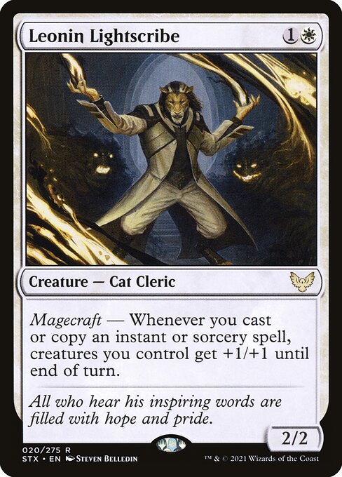 Leonin Lightscribe — NM [Strixhaven: School of Mages]