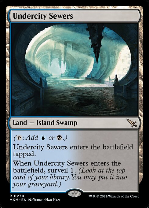 Undercity Sewers — NM Foil [Murders at Karlov Manor]