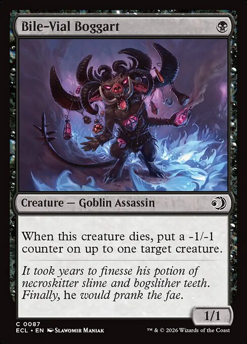Bile-Vial Boggart — NM Foil [Lorwyn Eclipsed #87]