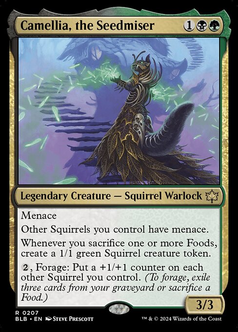 Camellia, the Seedmiser — NM [Bloomburrow]