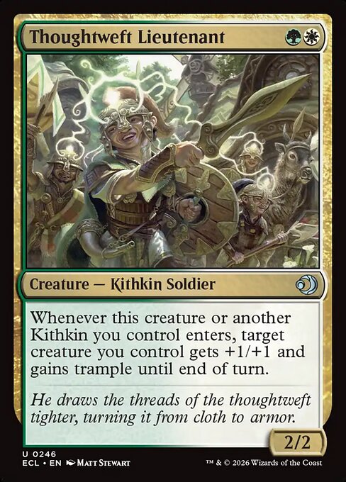 Thoughtweft Lieutenant — NM Foil [Lorwyn Eclipsed #246]