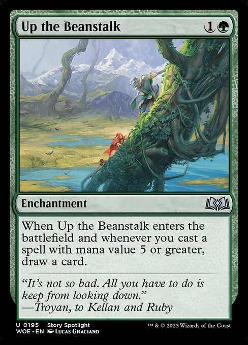 Up the Beanstalk — NM [Wilds of Eldraine]