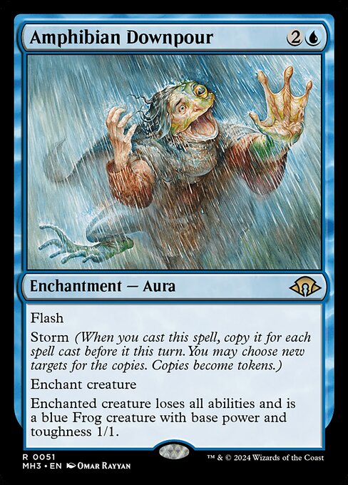 Amphibian Downpour — NM [Modern Horizons 3]