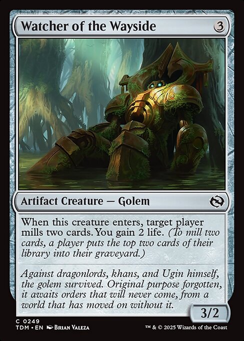 Watcher of the Wayside — NM Foil [Tarkir: Dragonstorm]