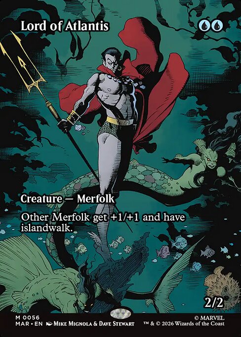 Lord of Atlantis — NM Foil [Marvel Universe]