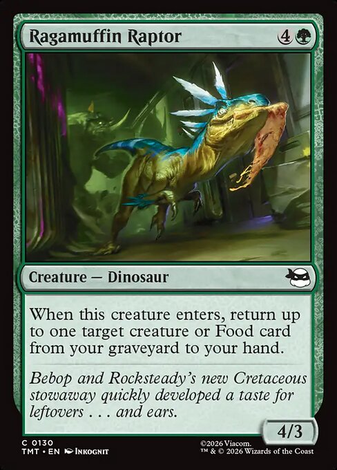 Ragamuffin Raptor — NM Foil [Teenage Mutant Ninja Turtles #130]