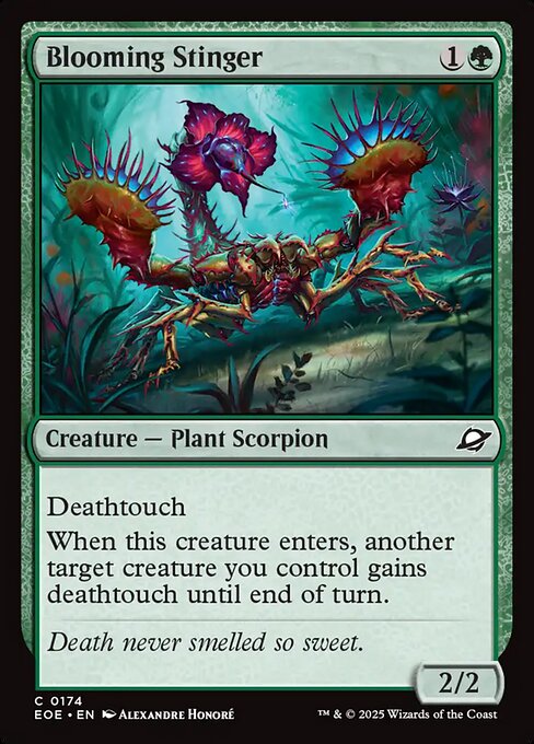 Blooming Stinger — NM Foil [Edge of Eternities]