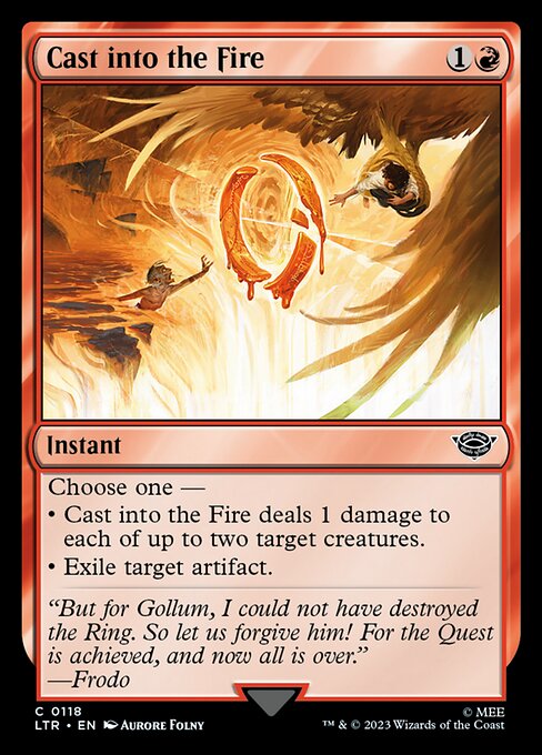 Cast into the Fire — NM [The Lord of the Rings: Tales of Middle-earth]