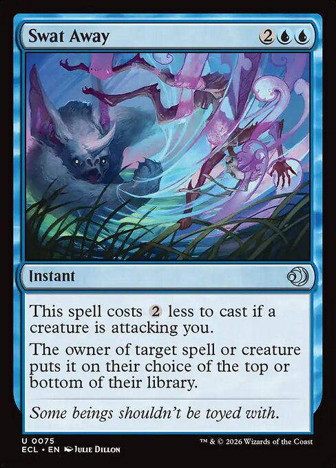 Swat Away — NM Foil [Lorwyn Eclipsed #75]