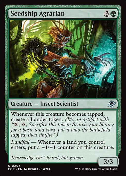 Seedship Agrarian — NM Foil [Edge of Eternities]